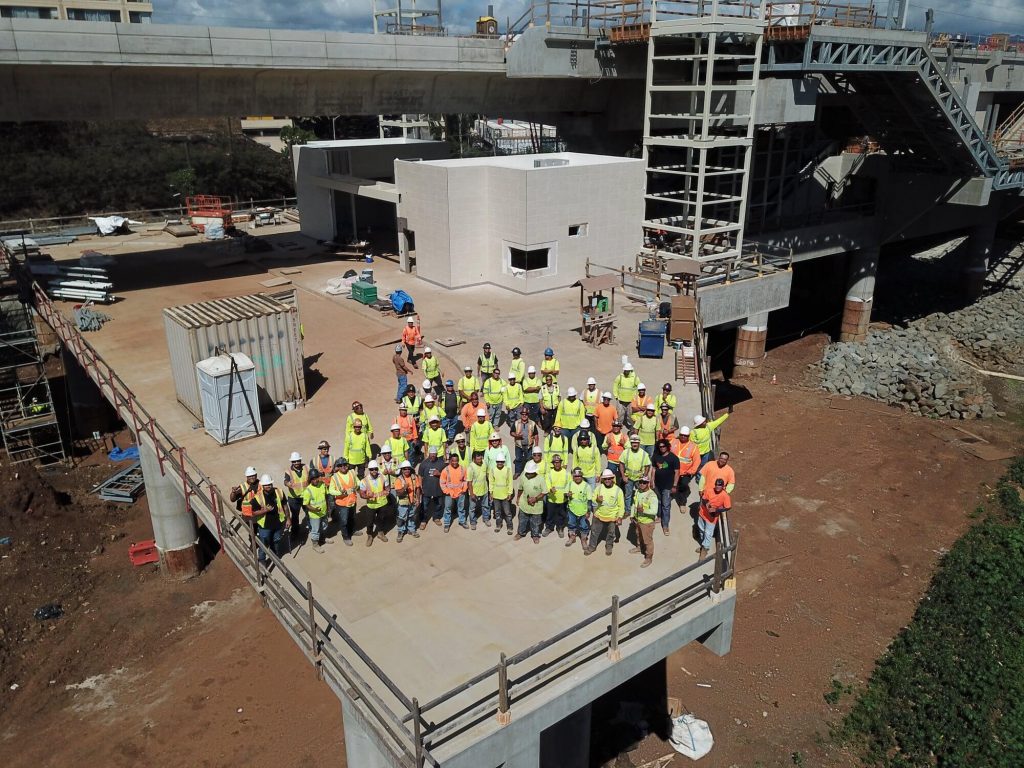 Nan Inc Team at a Construction Site